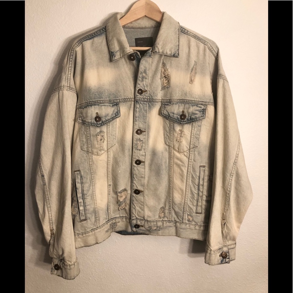 Zara Man Jean Jacket Brand New Without A